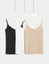 Marks & Spencer "3pk Cotton Rich Strappy Vests"